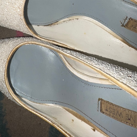 Heavily Worn Crystal Stiletto Heels - Picture 1 of 12